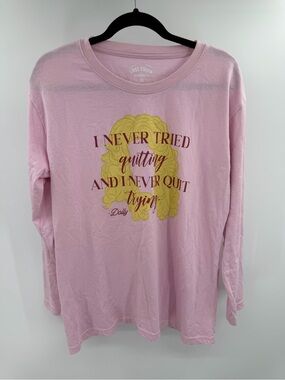 Lost Creek Dolly Graphic Long-Sleeve Tee Pink XXL